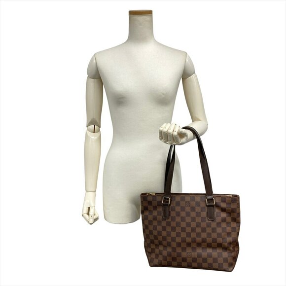 LOUIS VUITTON Authentic Brown Damier Piano Tote Bag - Picture 2 of 10